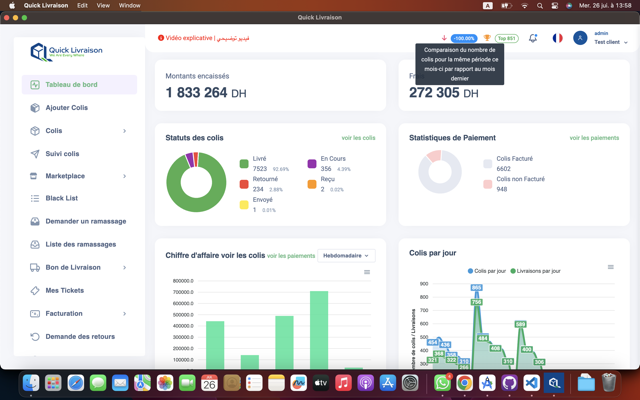 Quick Livraison Application Desktop